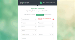 Desktop Screenshot of pogonas.com