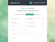 Tablet Screenshot of pogonas.com